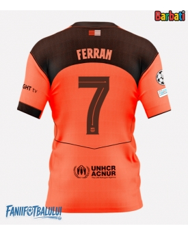 Barcelona Ferran Torres #7 Tricou Fotbal Replică 2025-26 Barbati Treilea